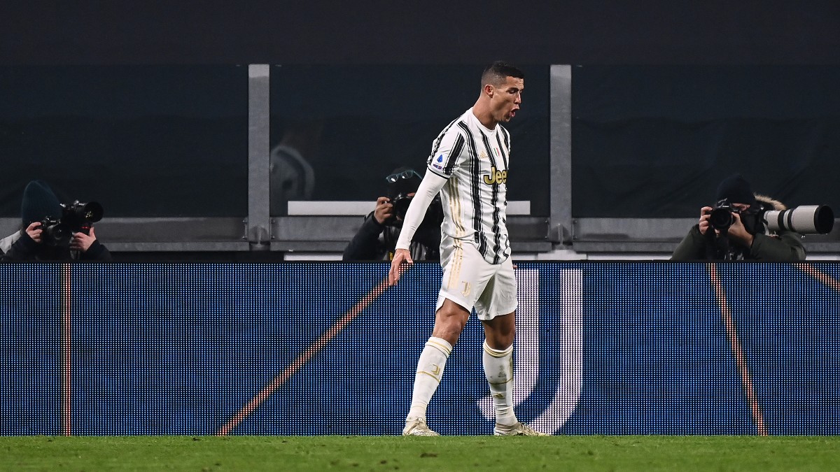 Cristiano celebra un gol con la Juventus. (AFP)