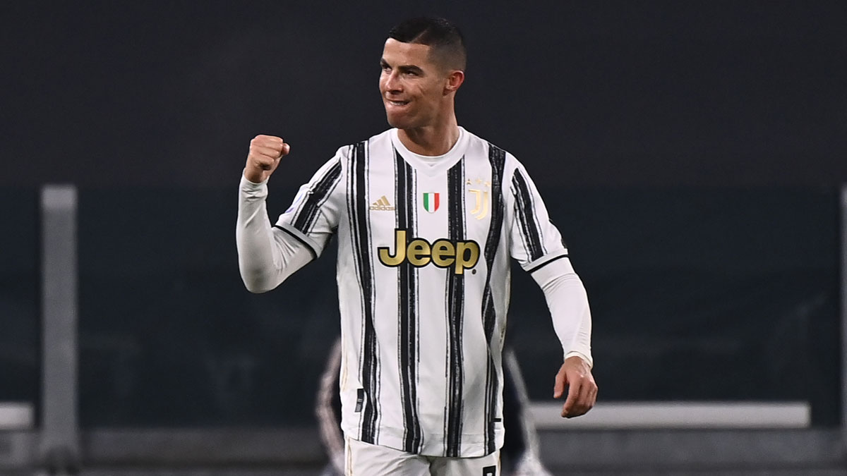 Cristiano Ronaldo, tras marcar con la Juventus (AFP)