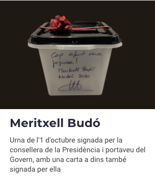 La Generalitat adoctrina hasta en Reyes: regala una urna del 1-O para los niños sin juguete