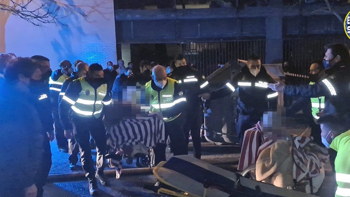 Incencio en una residencia en Sevilla. Fuente: Emergencias Sevilla.