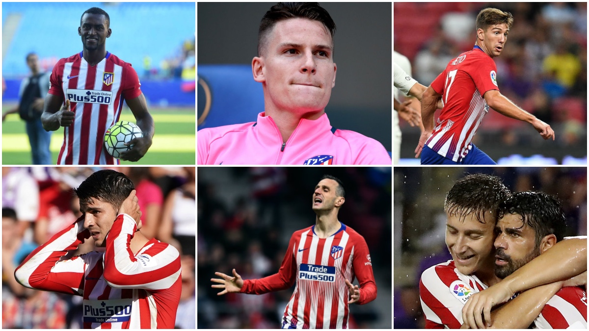 La maldición del ‘9’ en el Atlético: Jackson Martínez, Gameiro, Vietto, Morata, Kalinic, Saponjic…