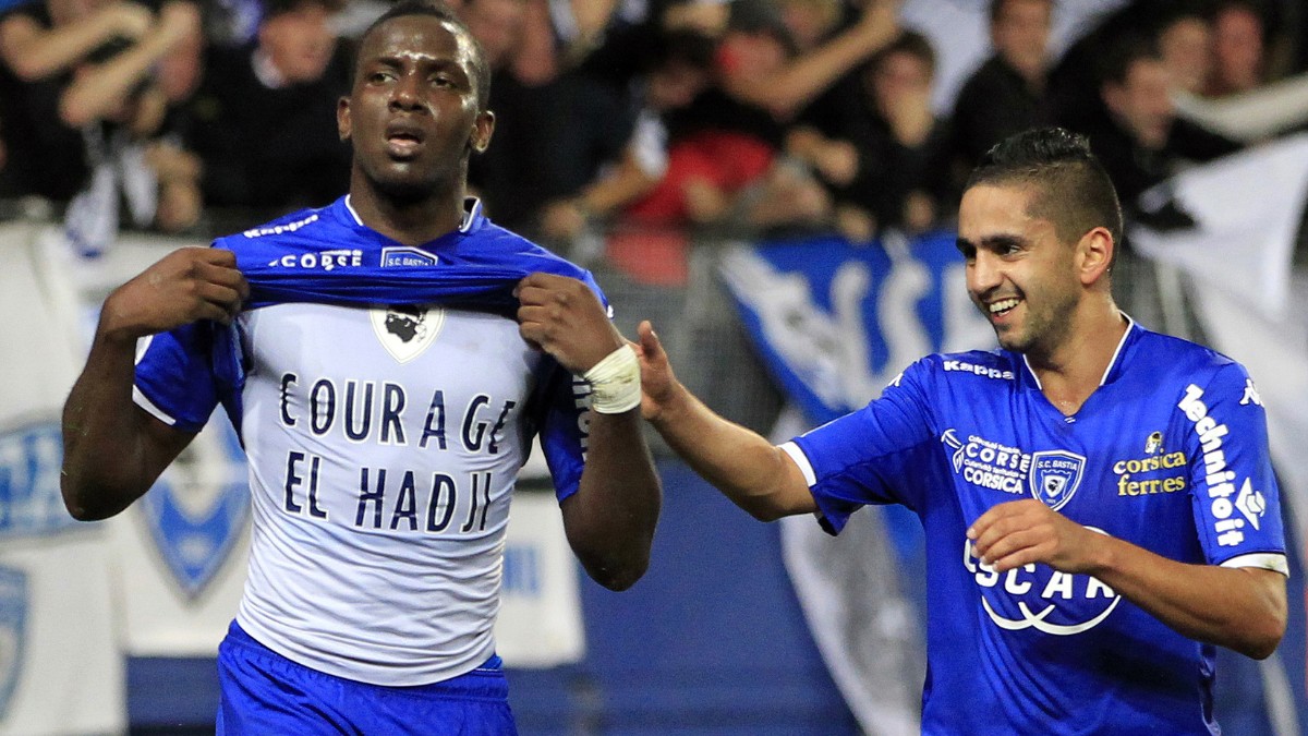 Christopher Maboulou, celebrando un gol. (AFP)