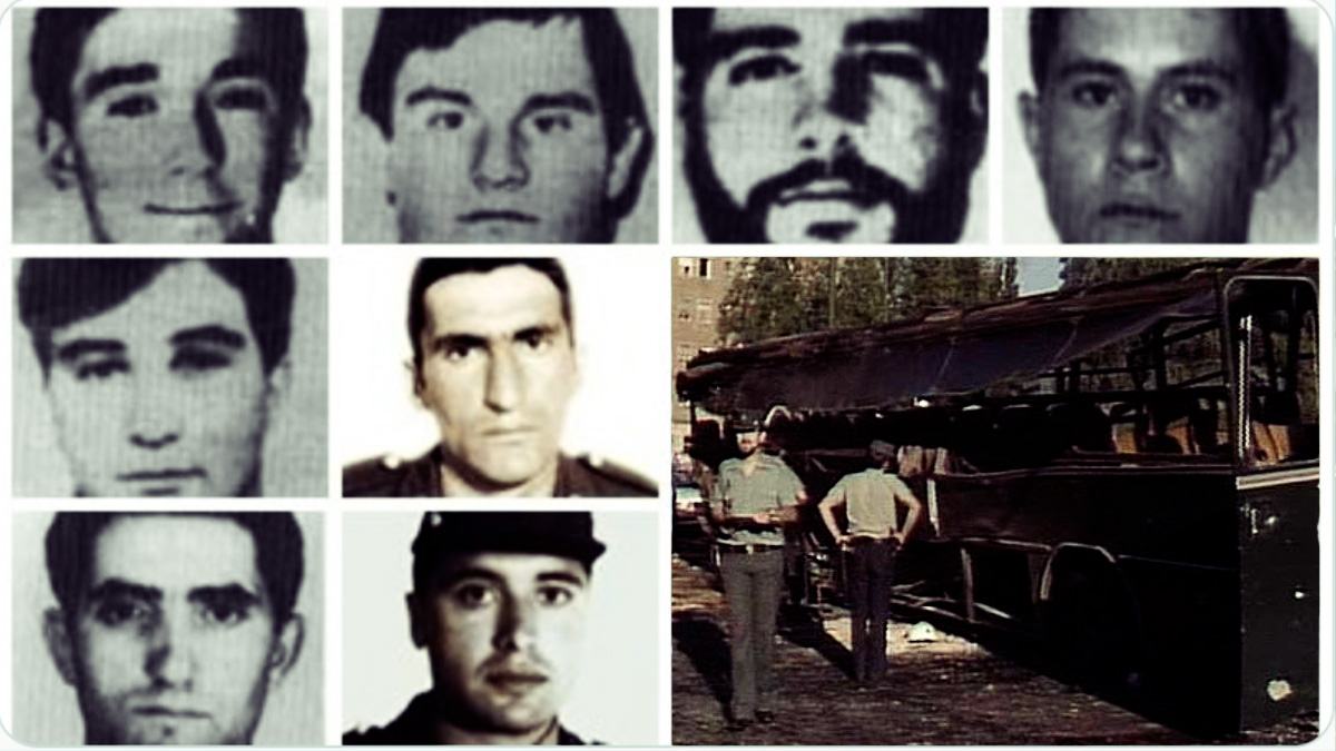 Algunos de los guardias civiles asesinados por Troitiño..
