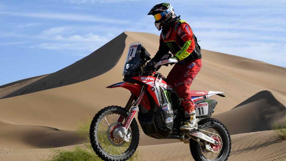 Joan Barreda en el Dakar. (AFP)