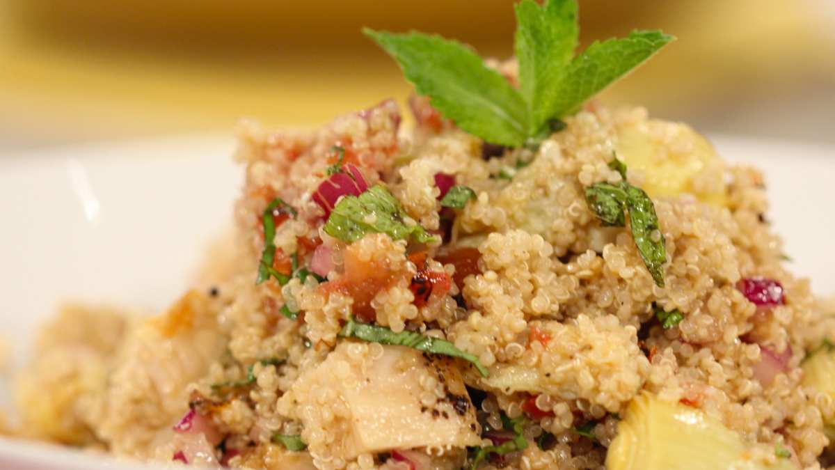 Receta de pollo con quinoa