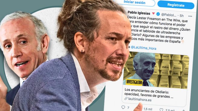 Tuit matonil de Iglesias contra los anunciantes de OKDIARIO y sus 12 millones de lectores
