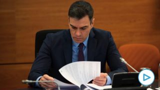 El presidente del Gobierno, Pedro Sánchez, durante un consejo de ministros extraordinario. (Foto: Moncloa)