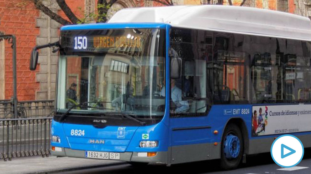 Los autobuses serán gratuitos hasta el miércoles en Madrid para facilitar la movilidad