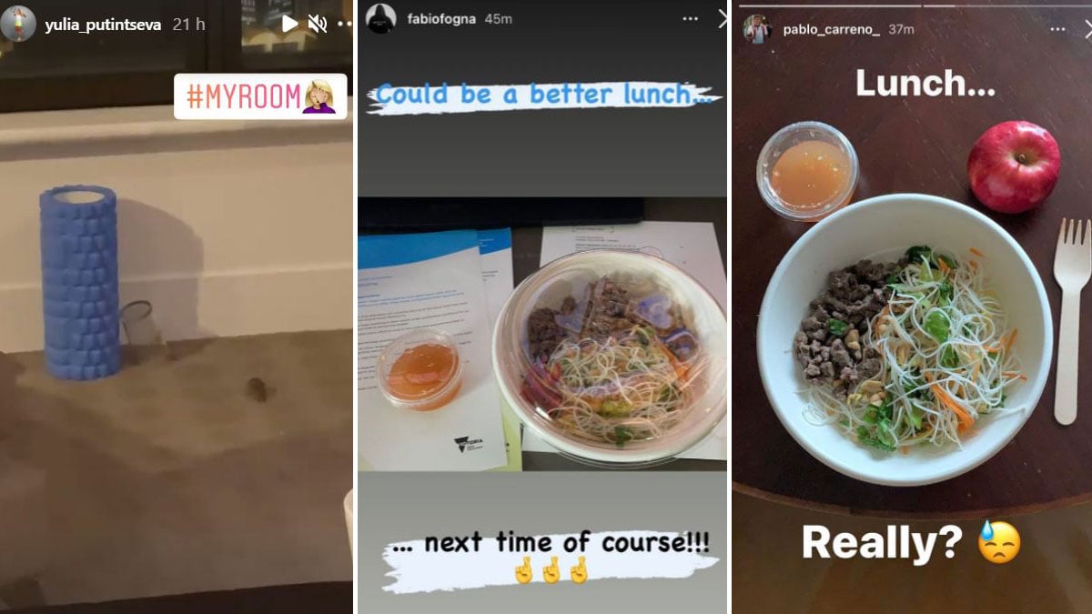 Los tenistas explotan en Melbourne: mala comida… ¡y hasta un ratón en la habitación!