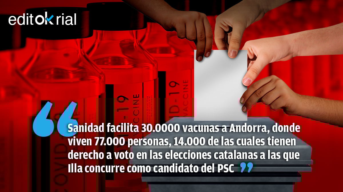 Illa cambia vacunas por votos en Andorra