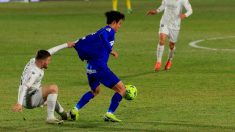 Kubo en un partido ante el Huesca. (EFE)