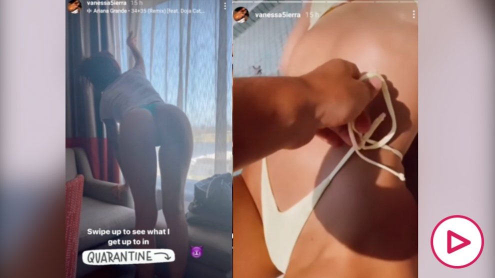Vanessa Sierra cumple su promesa y sube durante la cuarentena en Melbourne un vídeo en Onlyfans (1)