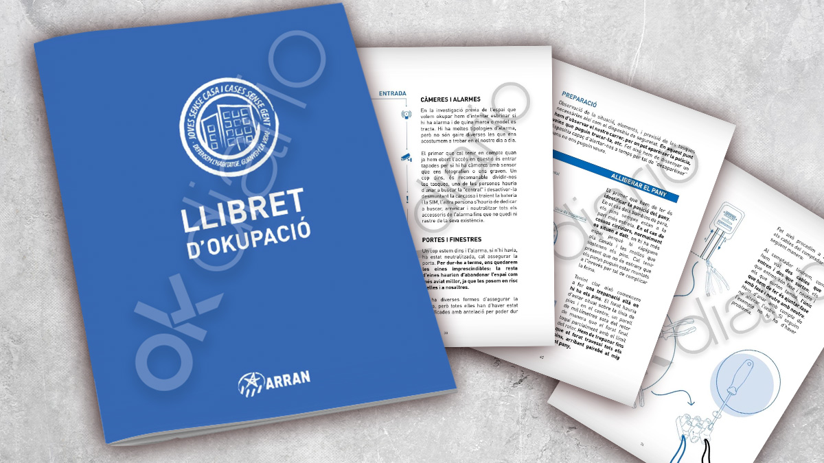 La organización juvenil independentista ARRAN publica un manual para la okupación de viviendas.