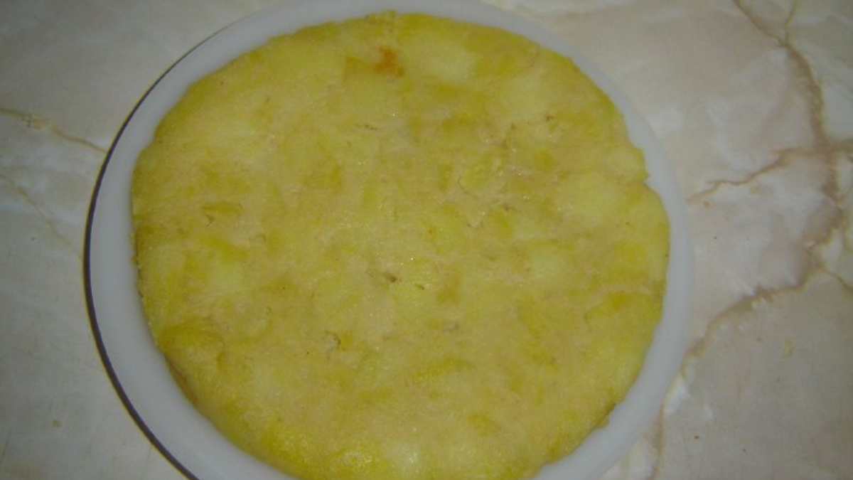 Receta de tortilla de patatas vegana