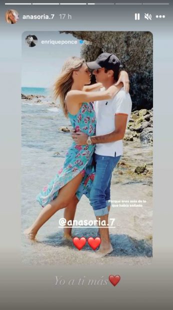 Enrique Ponce y Ana Soria en Instagram