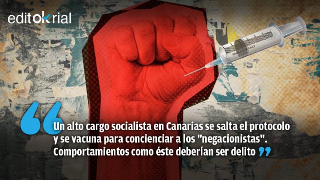Otro socialista ‘vacunajeta’: ya no valen los reproches, sino el Código Penal