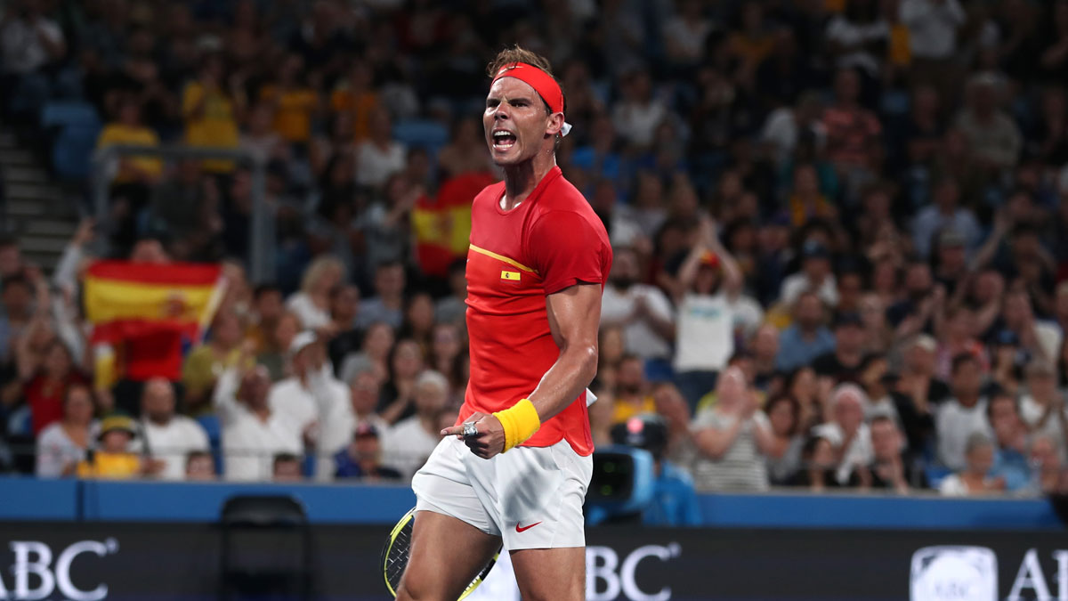 La ATP Cup será la primera cita oficial de Nadal en la temporada (Getty)