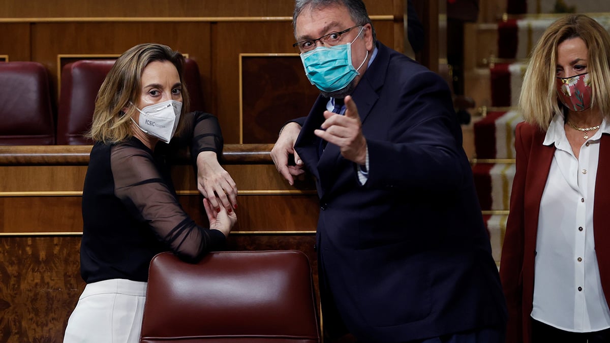 La portavoz del Partido Popular en el Congreso,. Cuca Gamarra.
