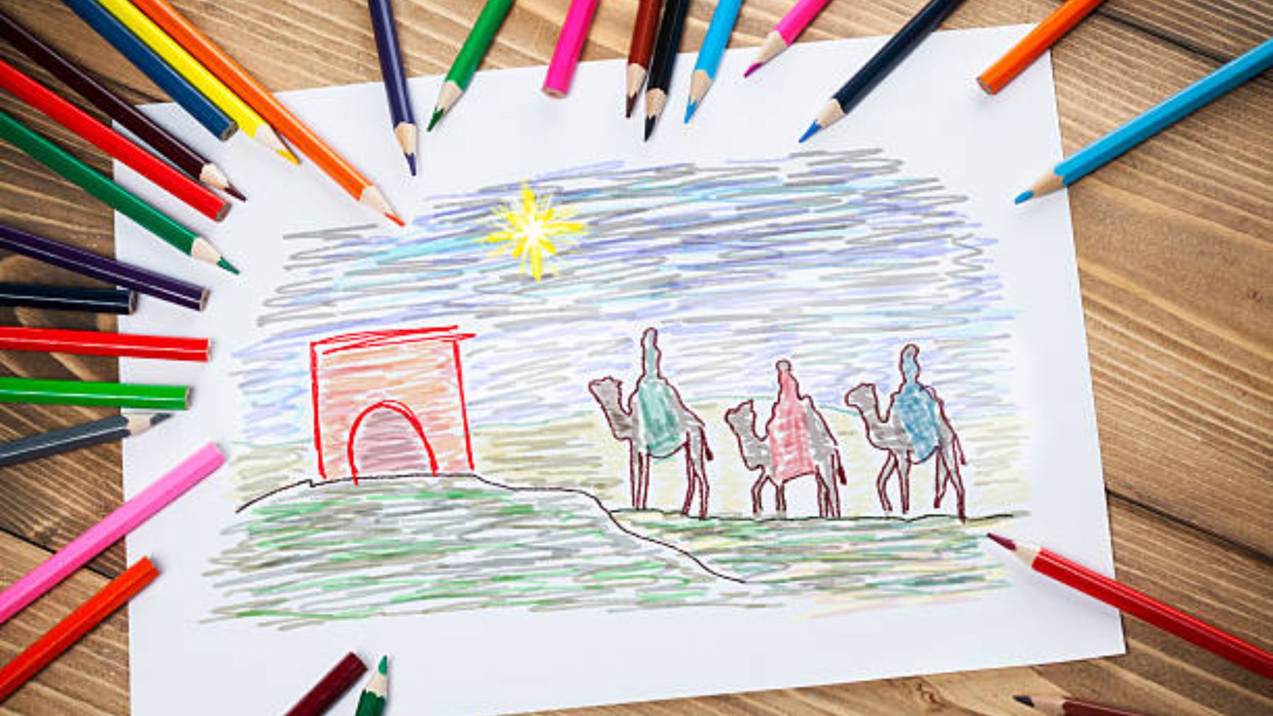 Los mejores dibujos para que tus hijos pinten a los Reyes Magos