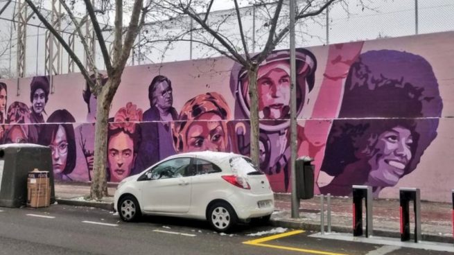 Una amiga de Otegi y una guerrillera zapatista: quién es quién en el polémico mural de Madrid