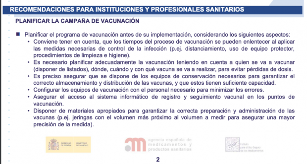 vacunación