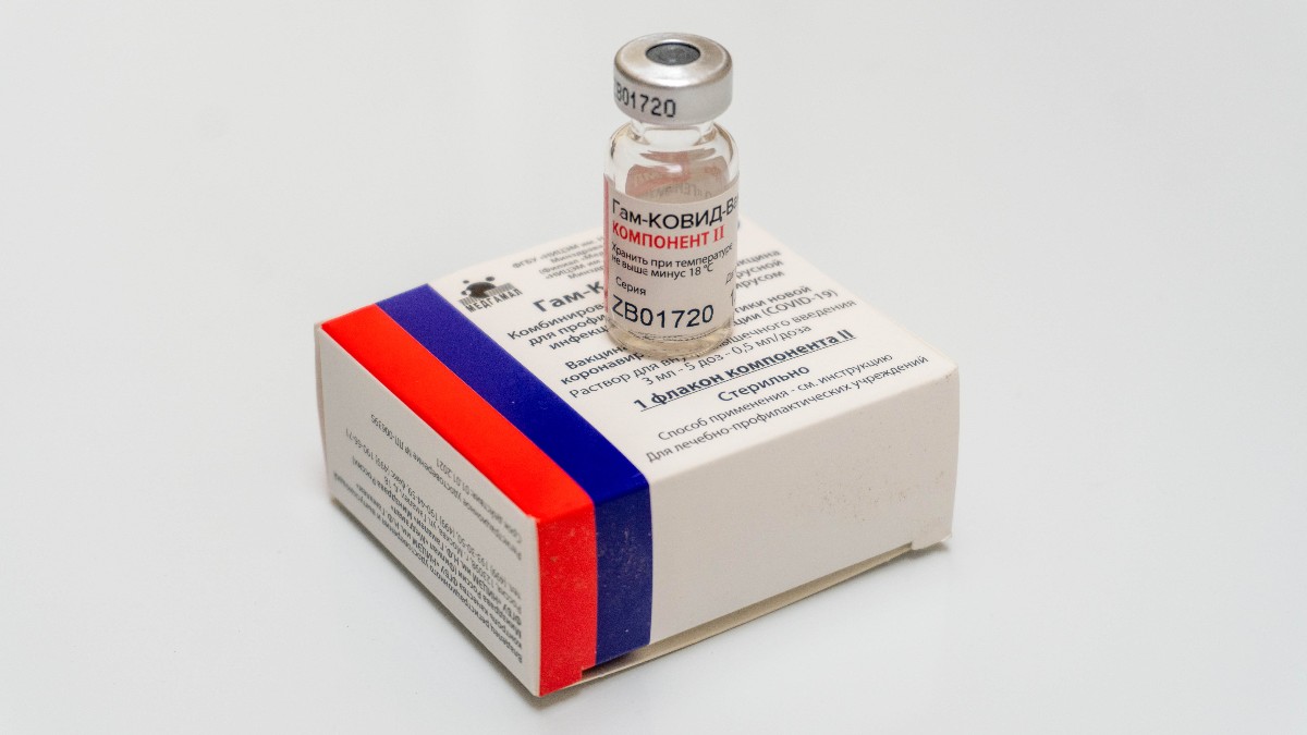 Imagen de archivo de la vacuna rusa Sputnik.