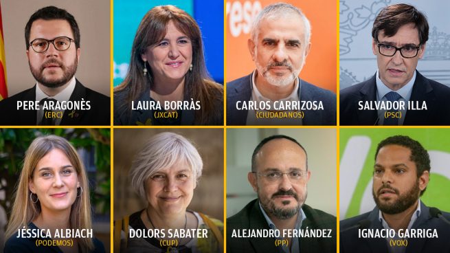 Elecciones Cataluña candidatos