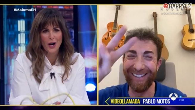 Nuria Roca conecta con Pablo Motos en El hormiguero