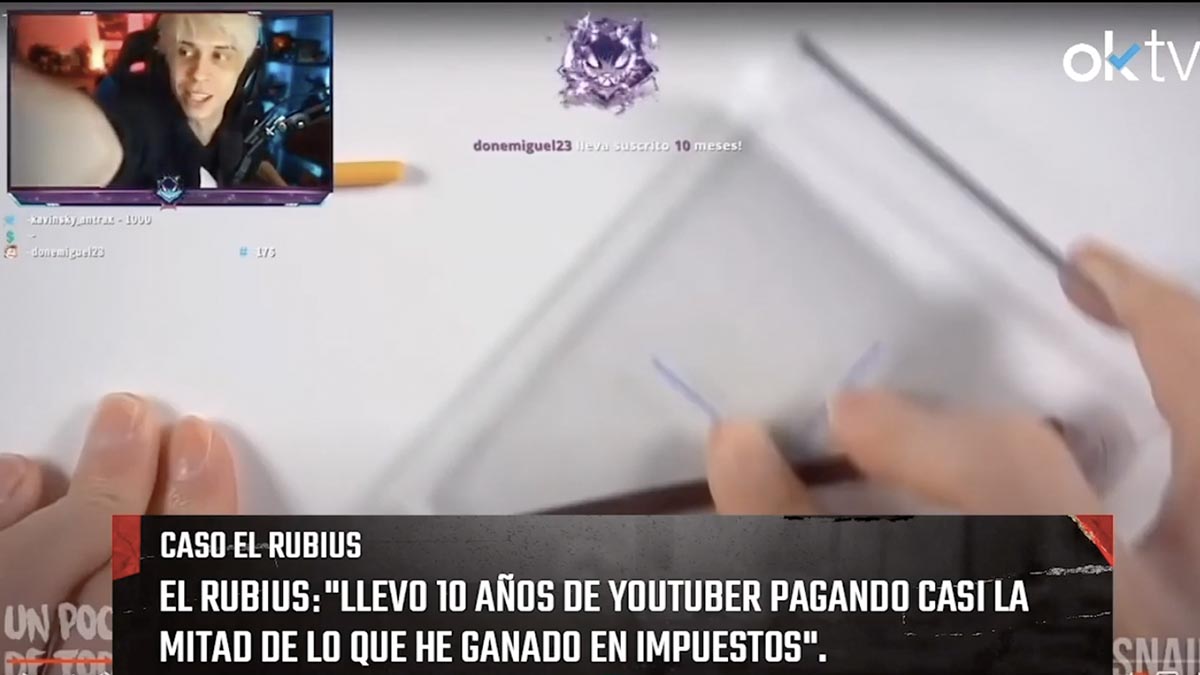 Programa sobre El Rubius en OKCLUB