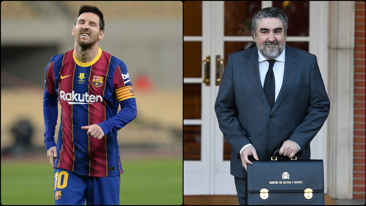 El ministro de Cultura y Deporte, José Manuel Rodríguez Uribes, habla sobre el contrato de Leo Messi.