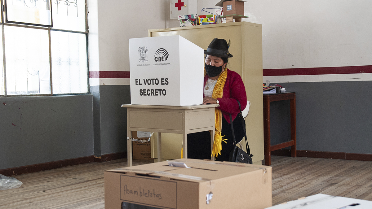 Elecciones en Ecuador.