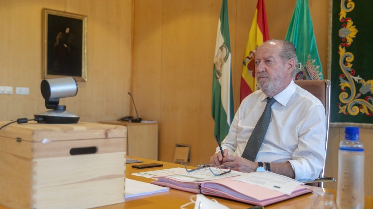 Fernando Rodríguez Villalobos, presidente de la Diputación de Sevilla.