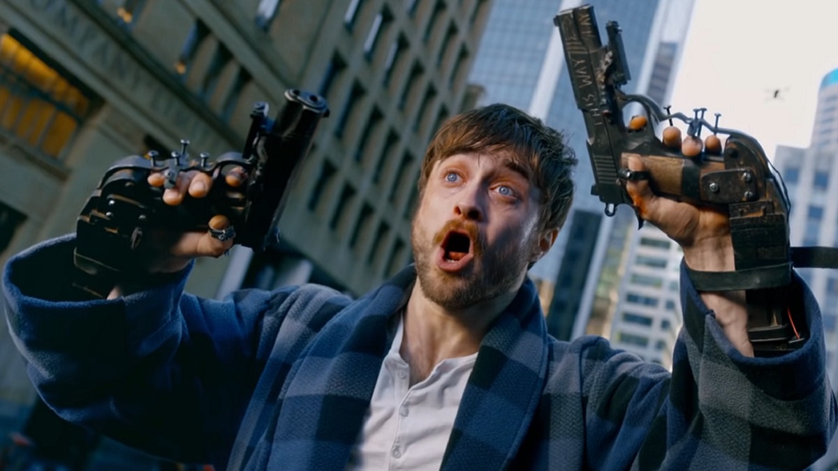 ‘Guns Akimbo’ de Daniel Radcliffe (Occupant Entertainment, Four Knights Film, Maze Pictures – YouTube)