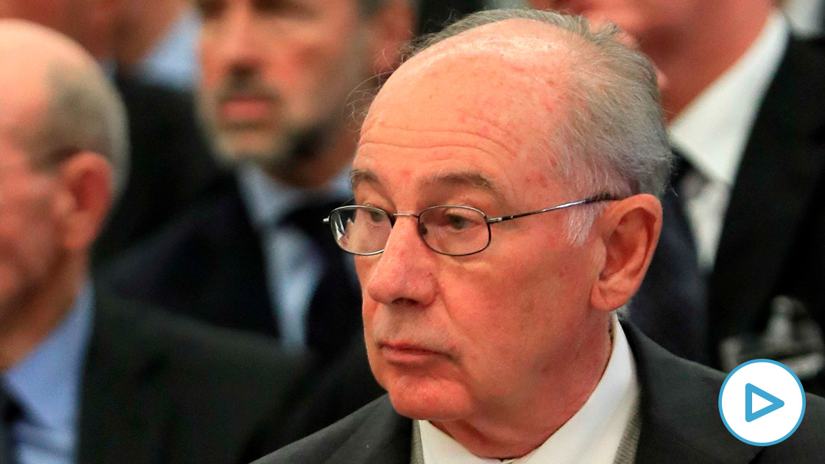 Rodrigo Rato, durante el juicio a Bankia