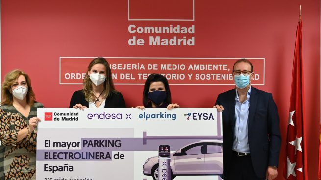 Endesa X y EYSA se alían para construir la mayor electrolinera de España en un aparcamiento de la CAM
