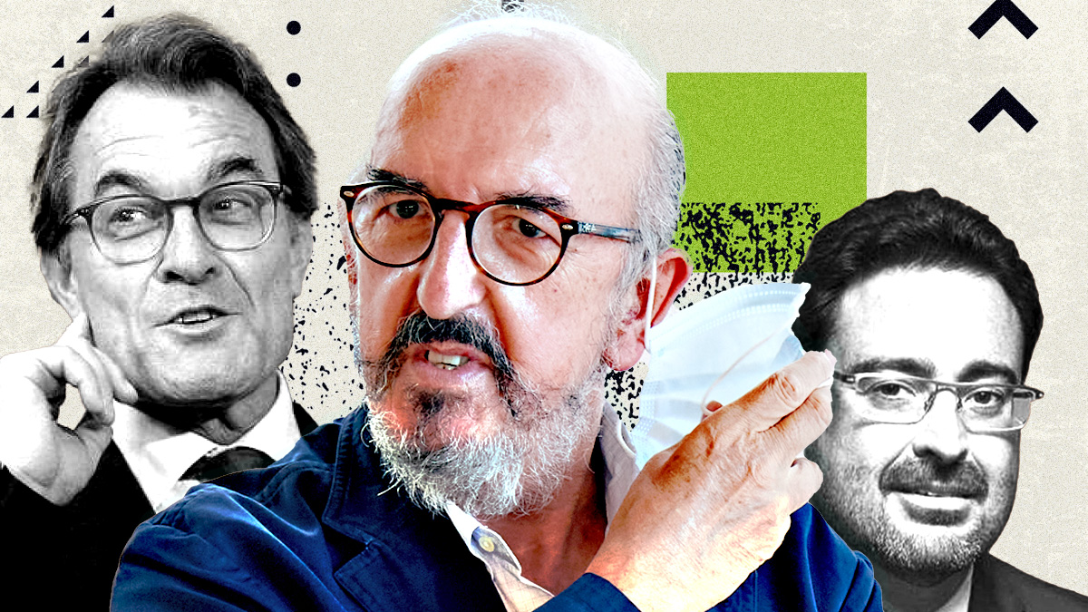 El ex presidente de la Generalitat Artur Mas, el millonario Jaume Roures y David Madí.