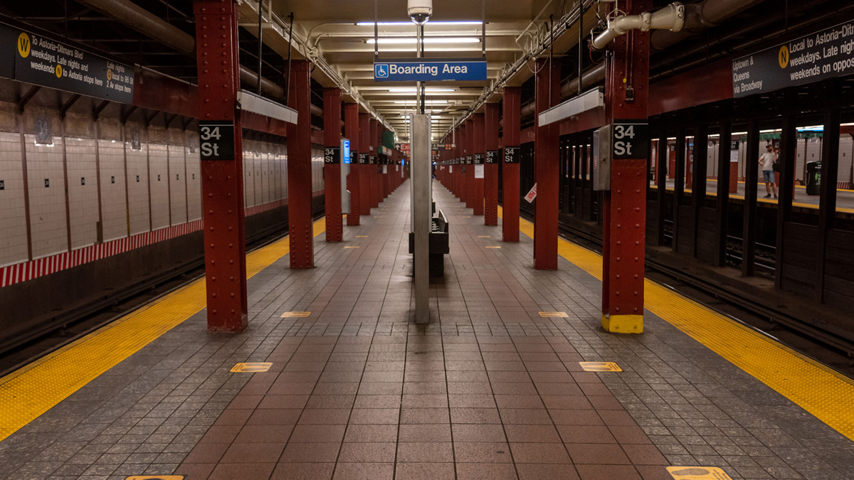 Una estación de metro de Nueva York. Foto: EP