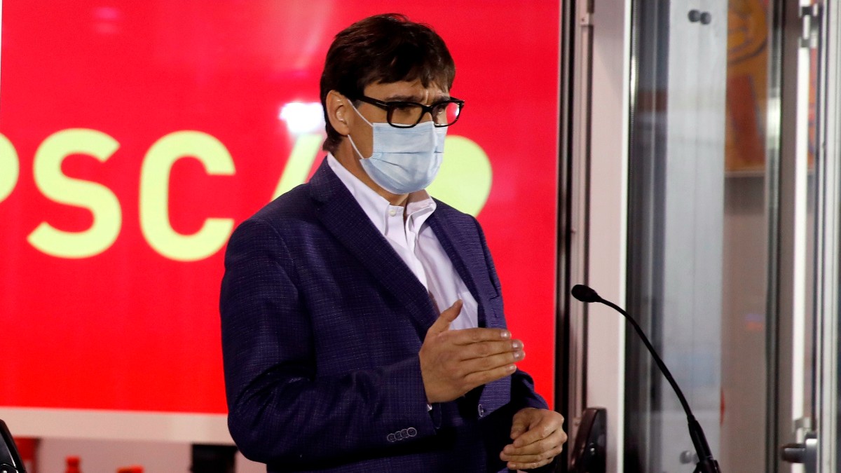 Salvador Illa, líder del PSOE en Cataluña. Foto: EFE