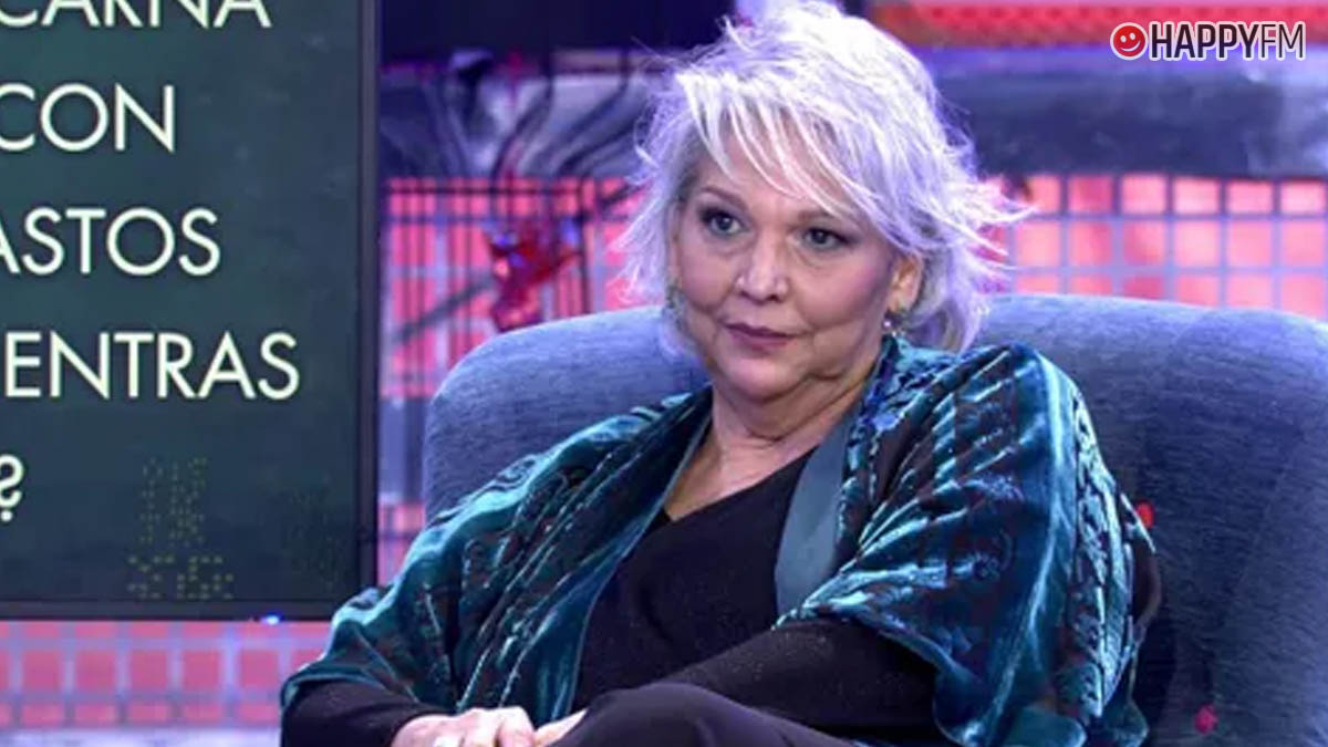 Charo Vega en una de sus varias entrevistas en ‘Sábado Deluxe’ (Mediaset).