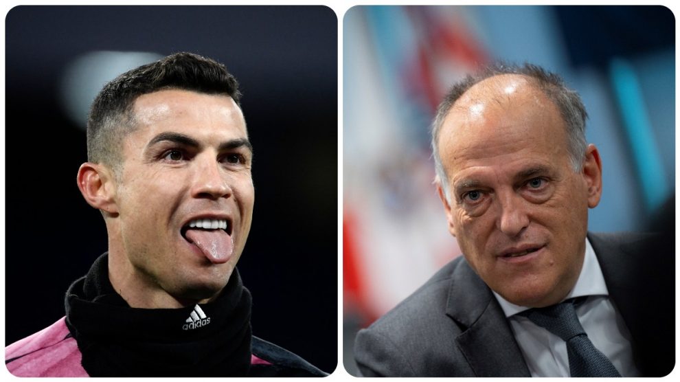 Cristiano Ronaldo ha dejado en mal lugar a Tebas.