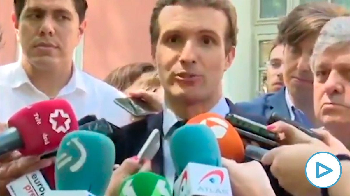 Pablo Casado en 2018: «Lo que nos va a conectar con el electorado no es cambiarnos al edificio de enfrente».