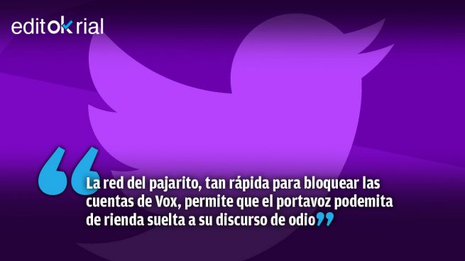 A Twitter se le ve el plumero: vía libre para que Echenique incite a la violencia