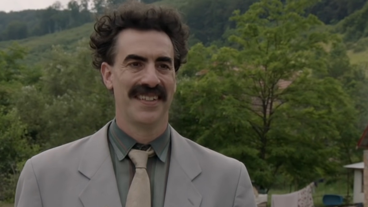 Sacha Baron Cohen en ‘Borat. Película film secuela’ (Amazon Prime/YouTube)