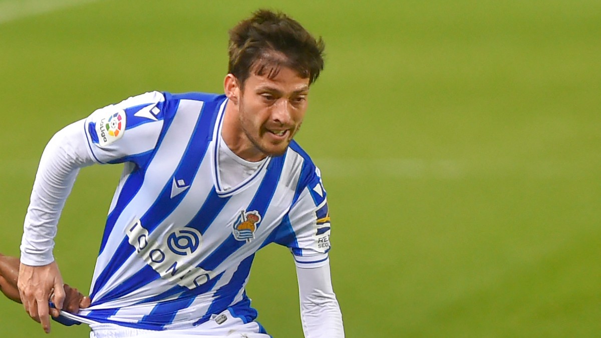 David Silva, en un partido con la Real Sociedad. (AFP)