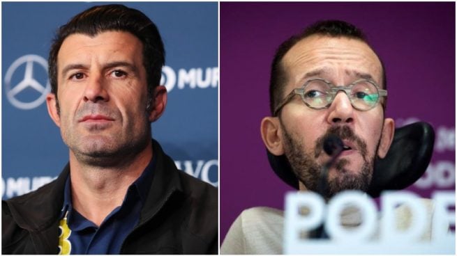 Luis Figo y Pablo Echenique.