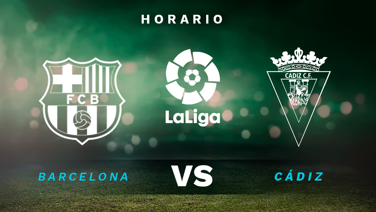 Barcelona – Cádiz: horario y dónde ver el partido de hoy de Liga Santander en directo por TV.