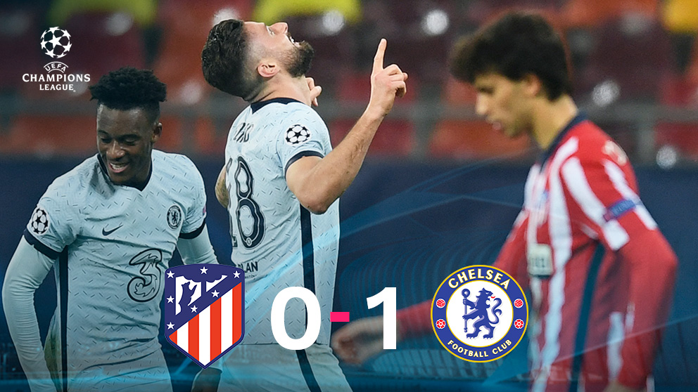 El Chelsea venció al Atlético en Bucarest.