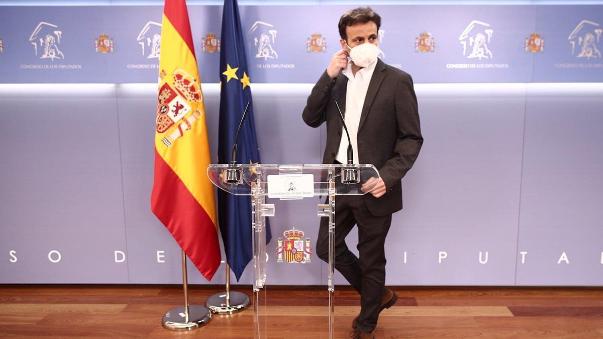 Jaume Asens, presidente del Grupo Parlamentario de Unidas Podemos.