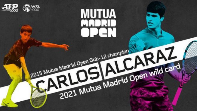 Carlos Alcaraz disputará el Mutua Madrid Open 2021