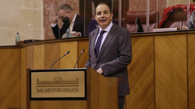 El parlamentario andaluz de Vox Francisco Ocaña.